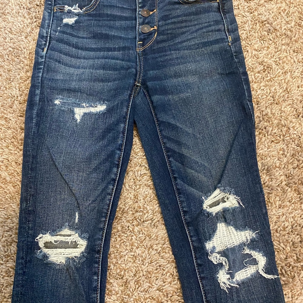 High Rise Ripped Jegging - Picture 7 of 9